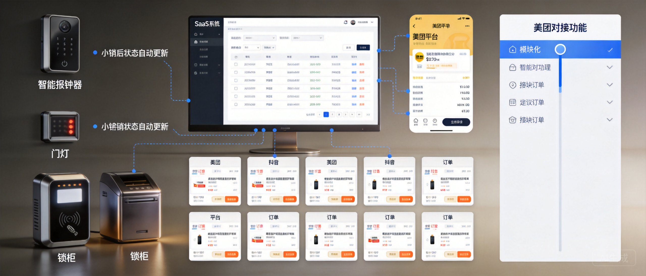 摩术师SaaS系统对接美团的独特优势