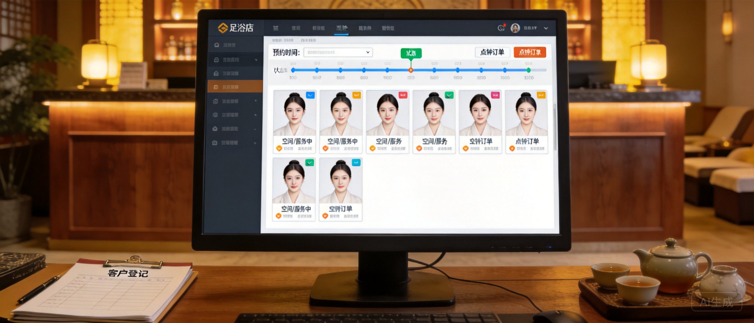 核心功能:十六大模块覆盖足浴门店经营全流程